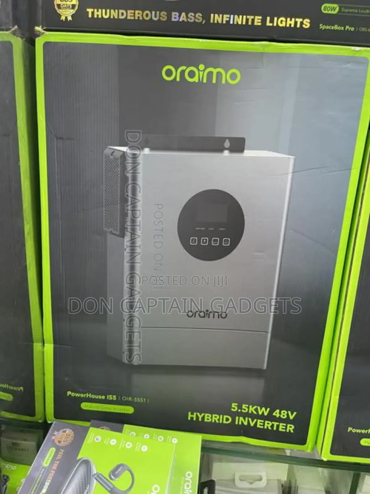 5.5kw 48v Oraimo Power House I55 Hybrid Solar Inverter Oir-5551 By