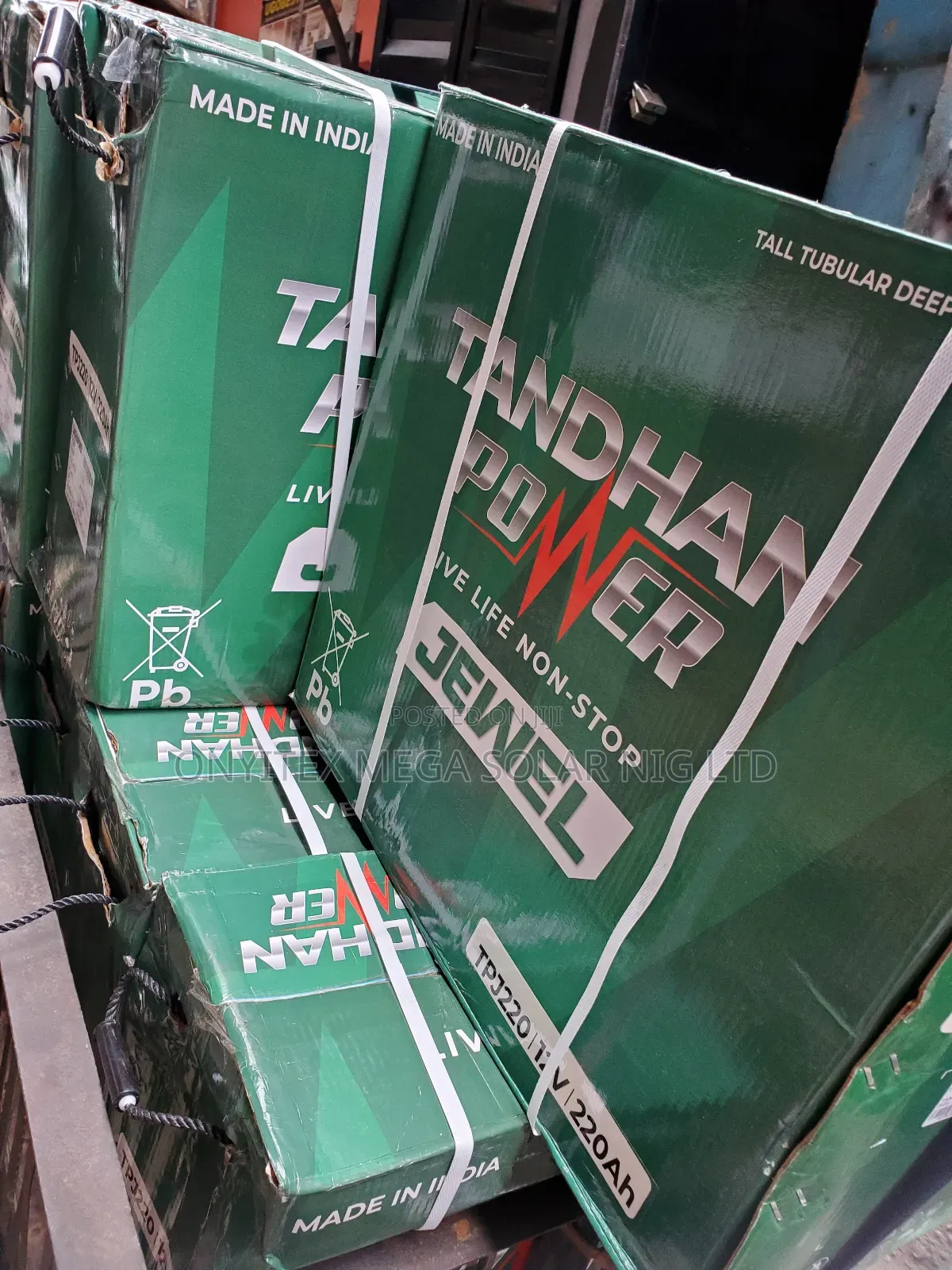 Tandhan Power Tubular Battery 220ah 12v