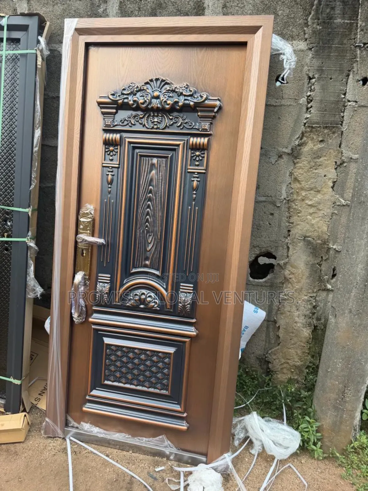 Copper Gold Door