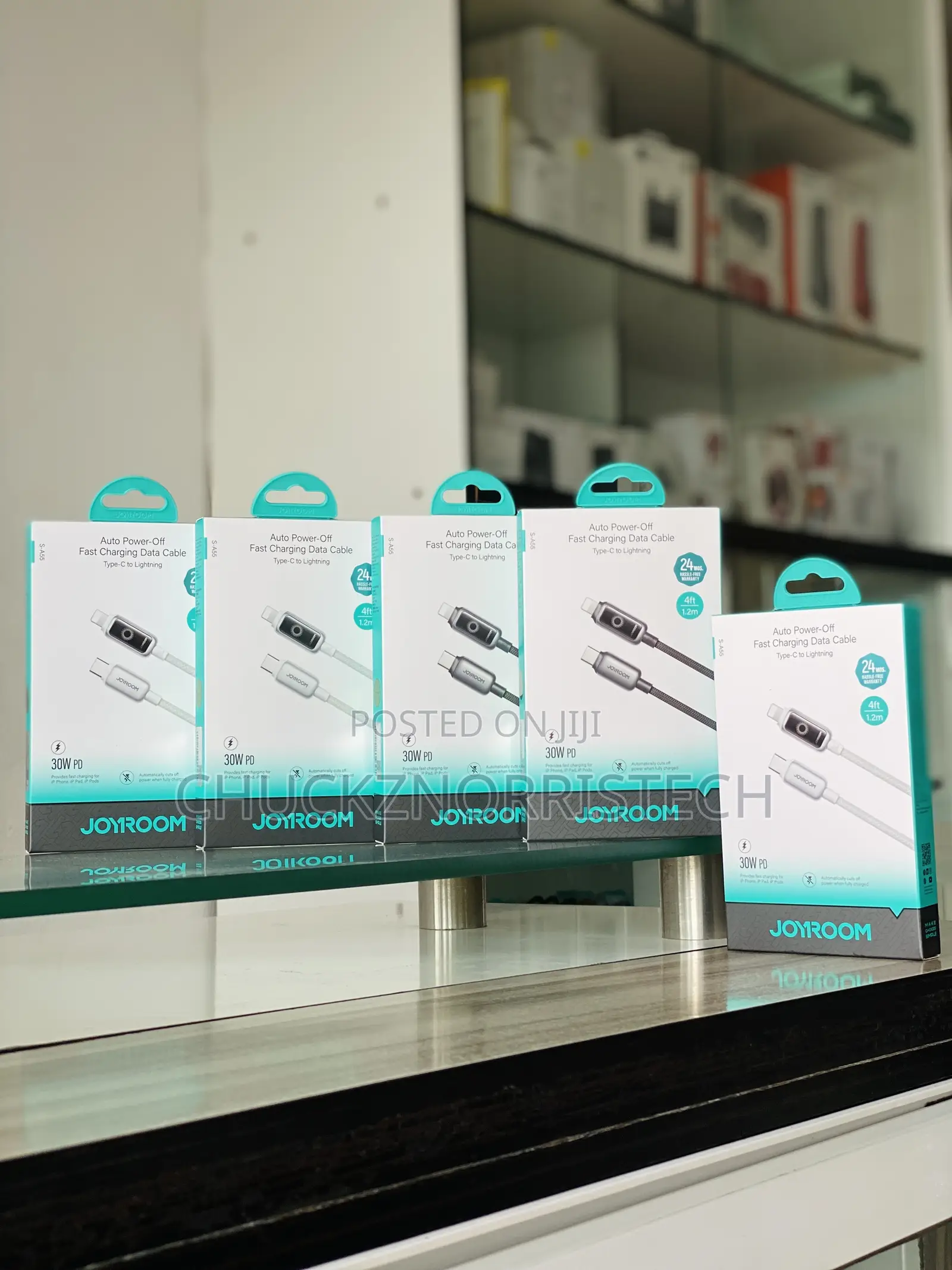30w Pd Auto Power-Off Jr Fast Charging Data Cable Type-C to Lightning