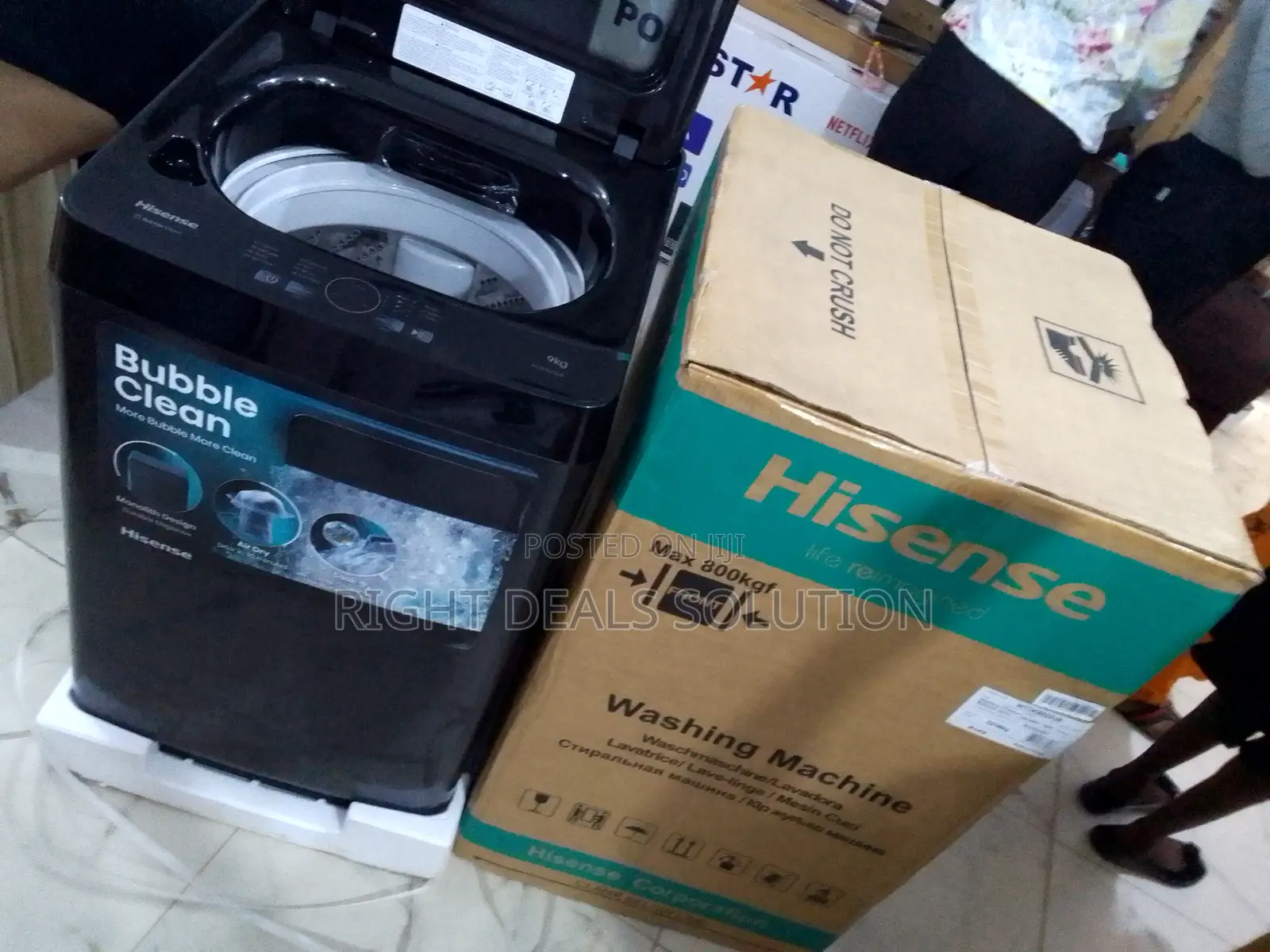 Hisense 9kg Top Load Washing Machine With 10-Year Motor Warranty