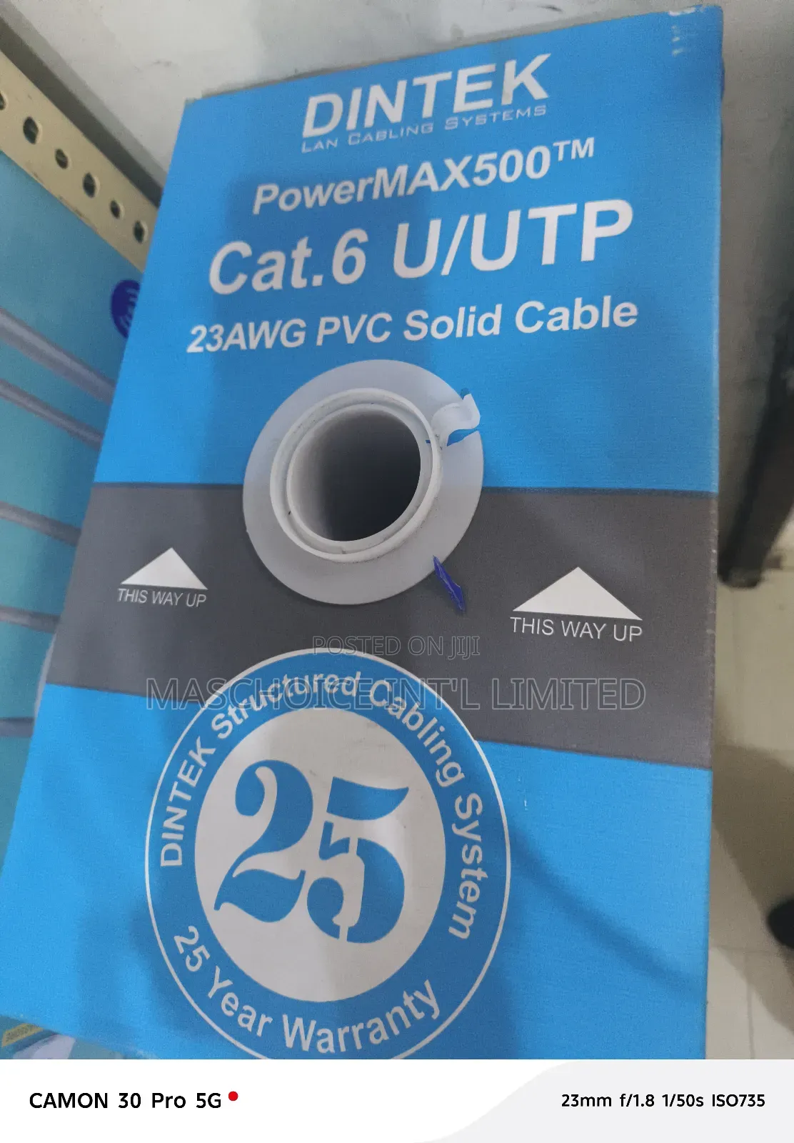 Dinner Cat6 U/Utp Indoor 23awg Cable