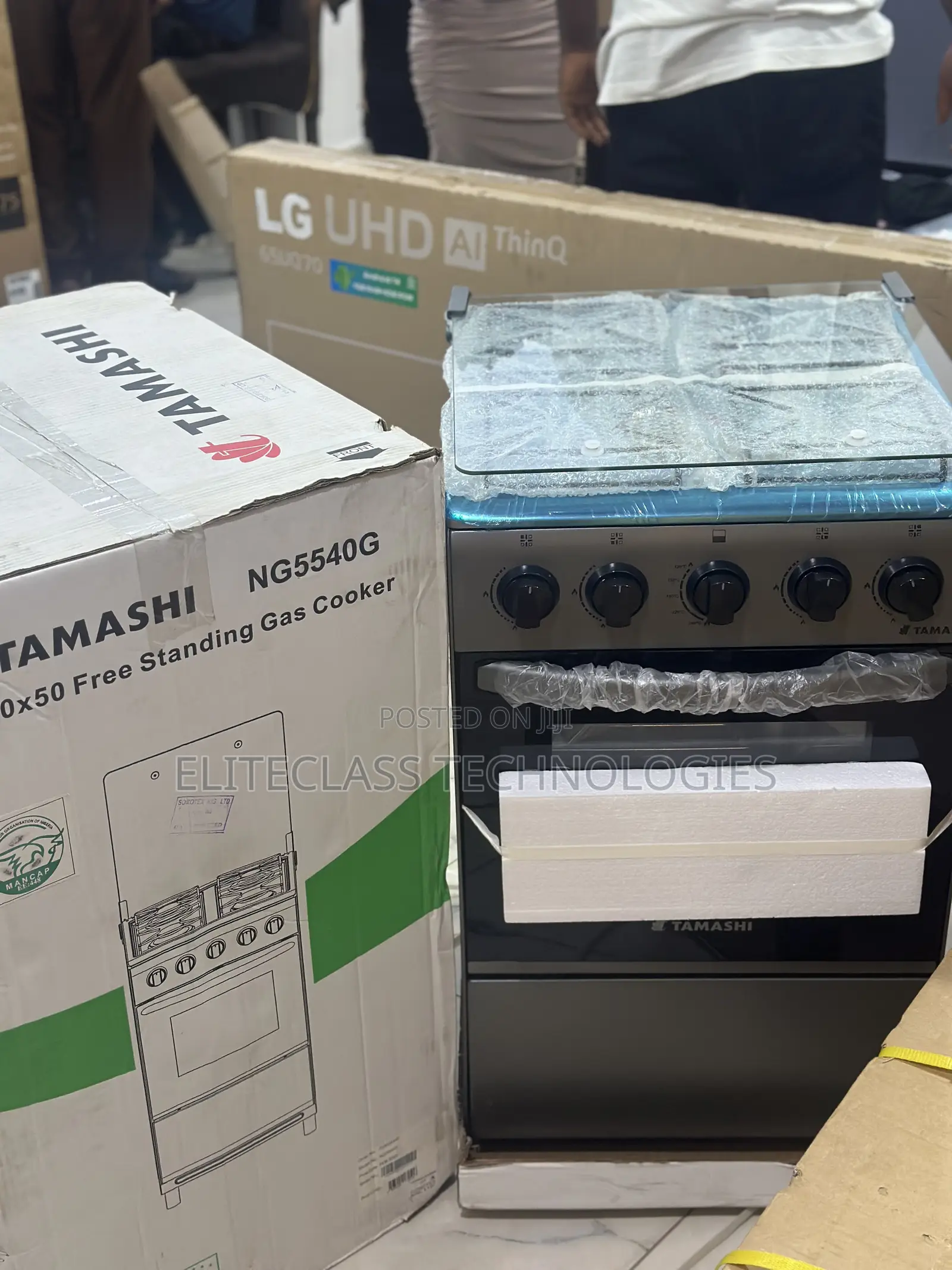 Reliable Tamashi 50cm Four-Burner (Ng5540g) Gas Cooker