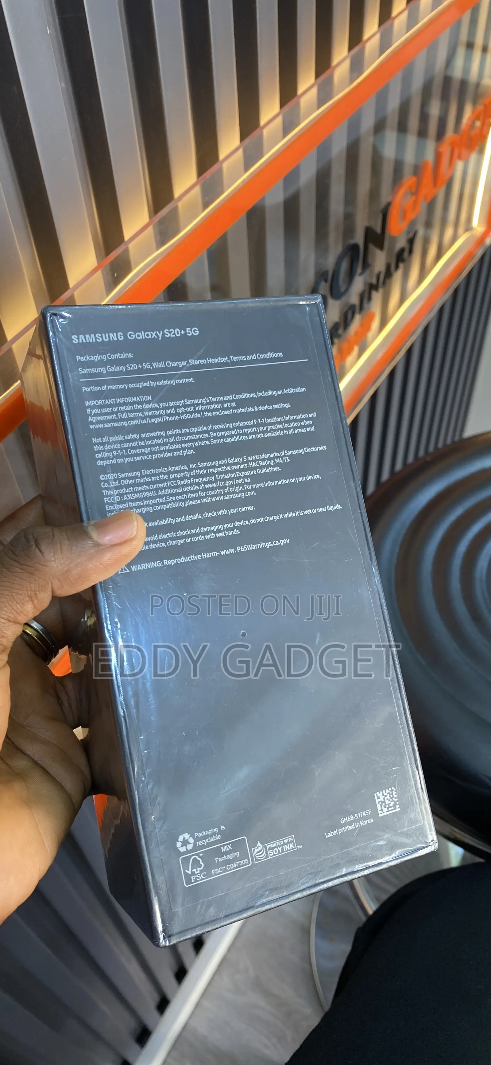New Samsung Galaxy S20+ 5G 128 GB