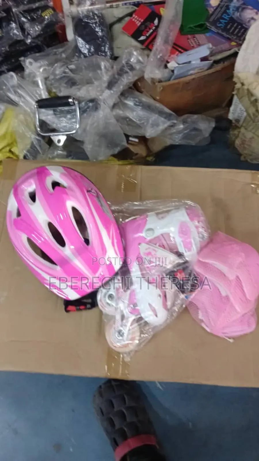Complete Set Children Skate Shoes and Helmet