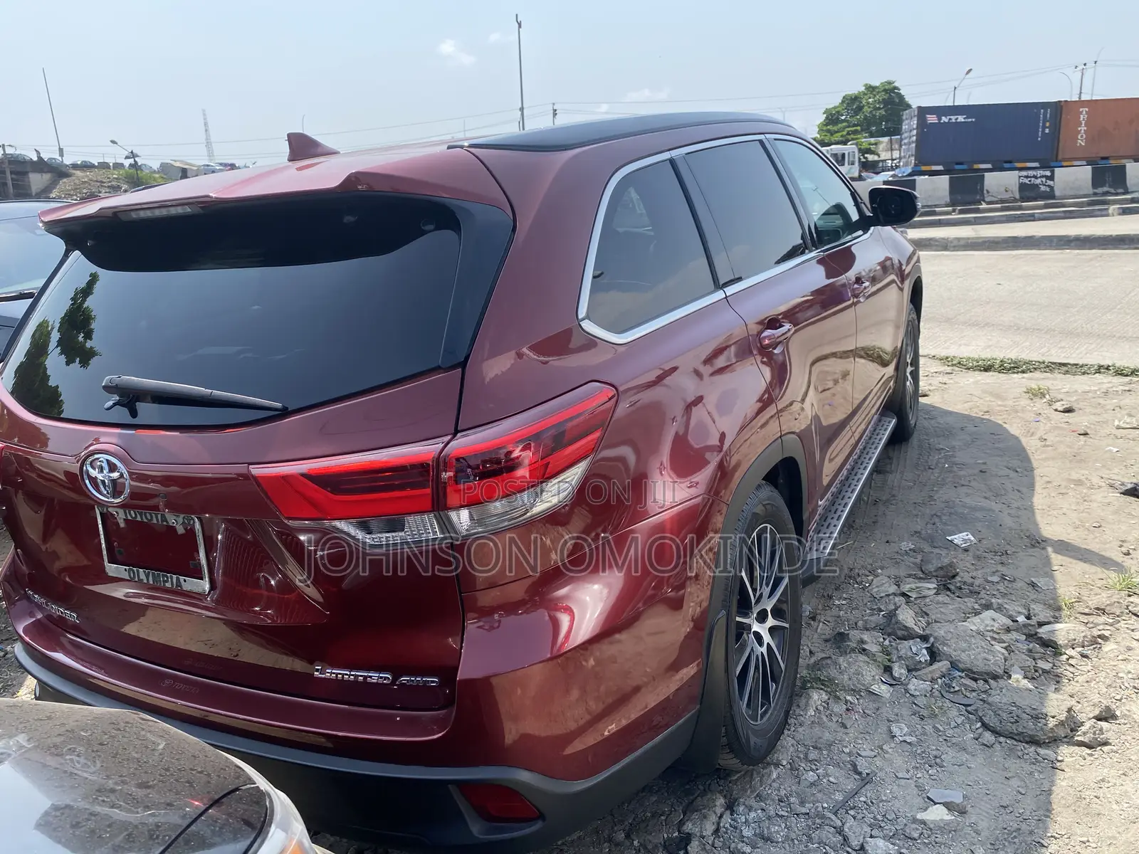 Toyota Highlander Limited Platinum V6 4x2 (3.5L 6cyl 6A) 2016 Red