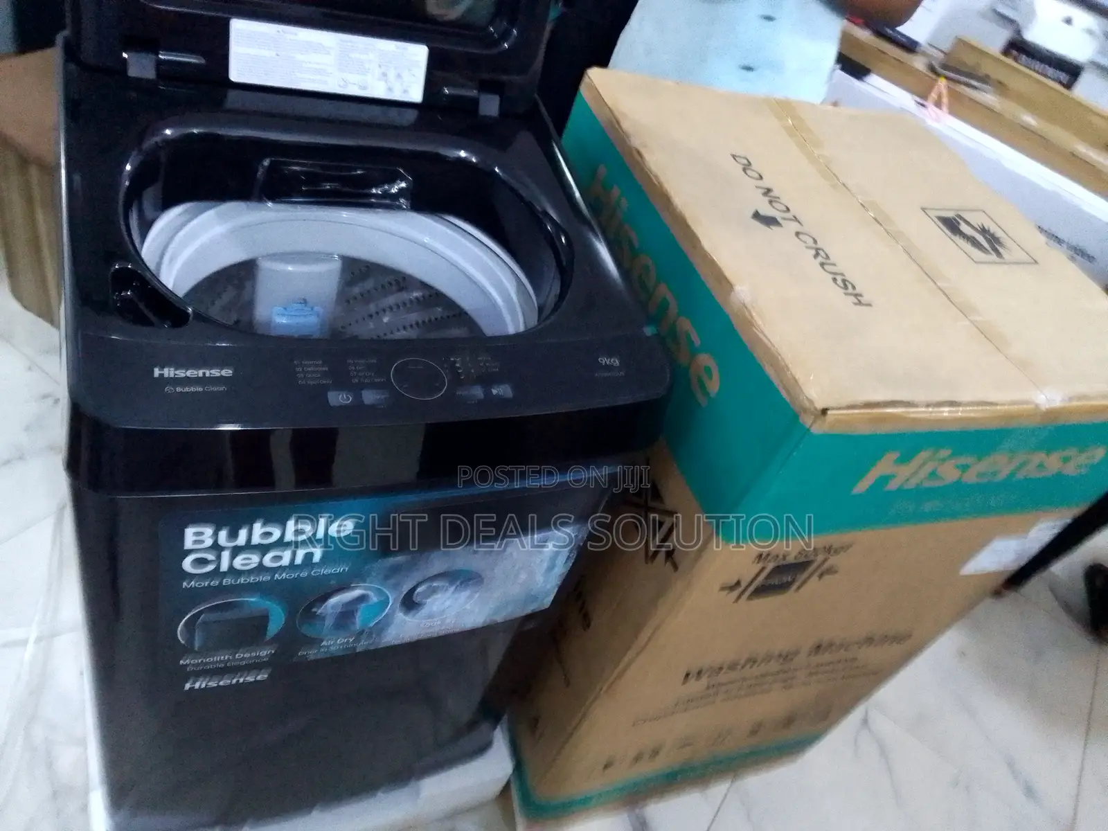 Hisense 9kg Top Loader – Vortex Wash for a Deeper, Faster Clean