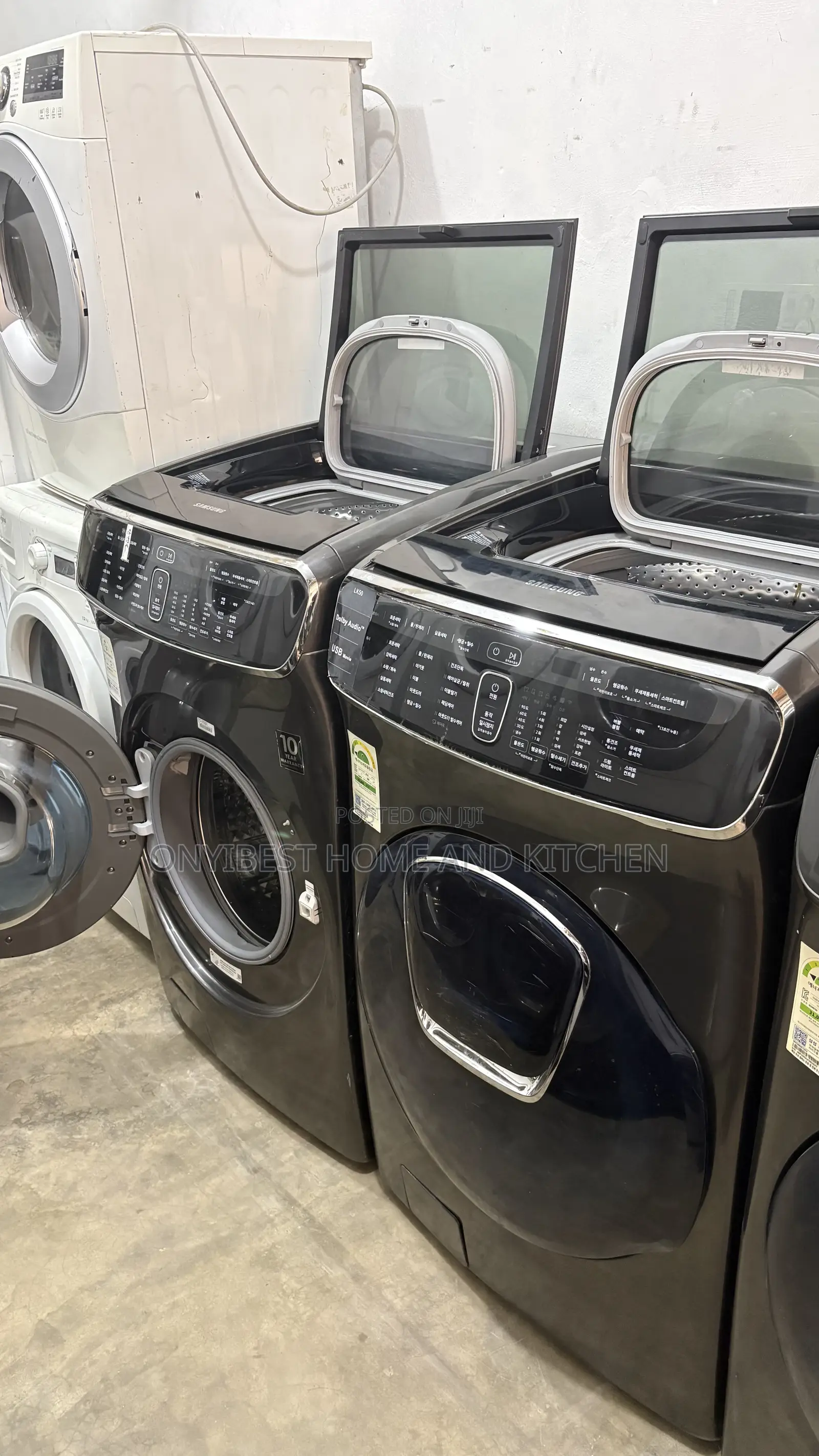 19kg Wash and Dry Upper Washer and Front Loader Washing Machine