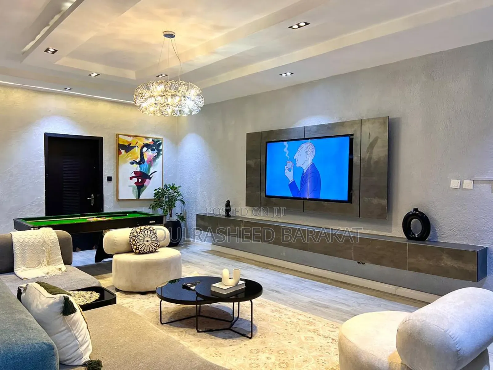 Luxury 3bedroom Apartment With Pool, Snooker and Ps5