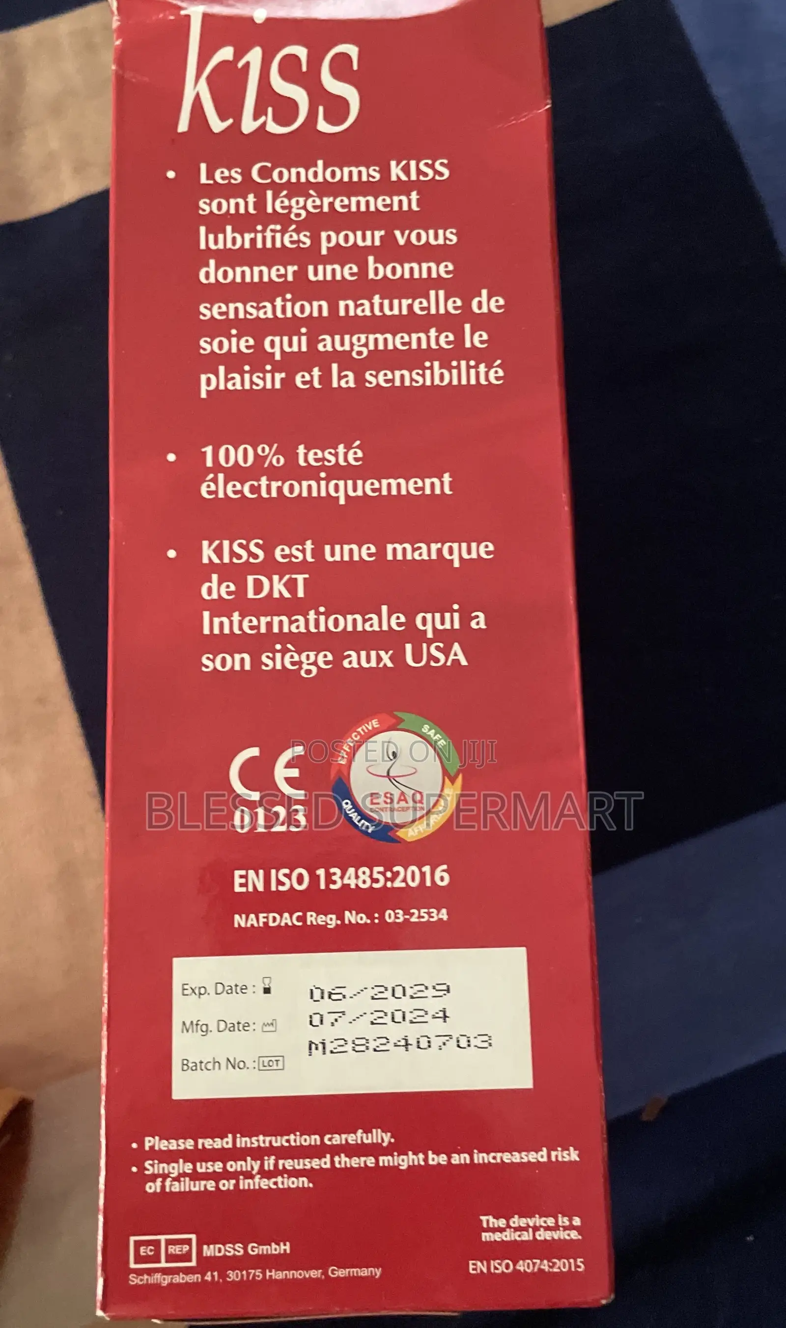 Kiss Condom 3’S X 36 Packs and Kiss Lube (Big)