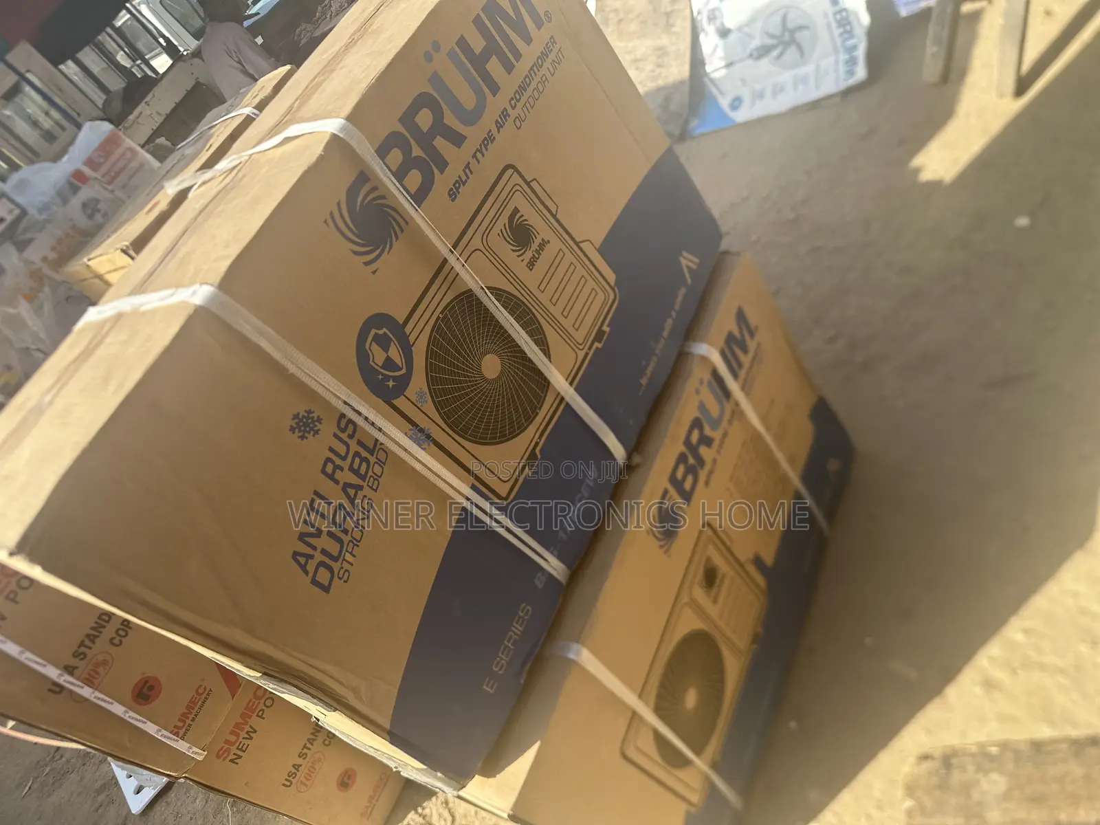 1hp Bruhm Low Energy Saving Air Conditioner With Warranty 100% Copper