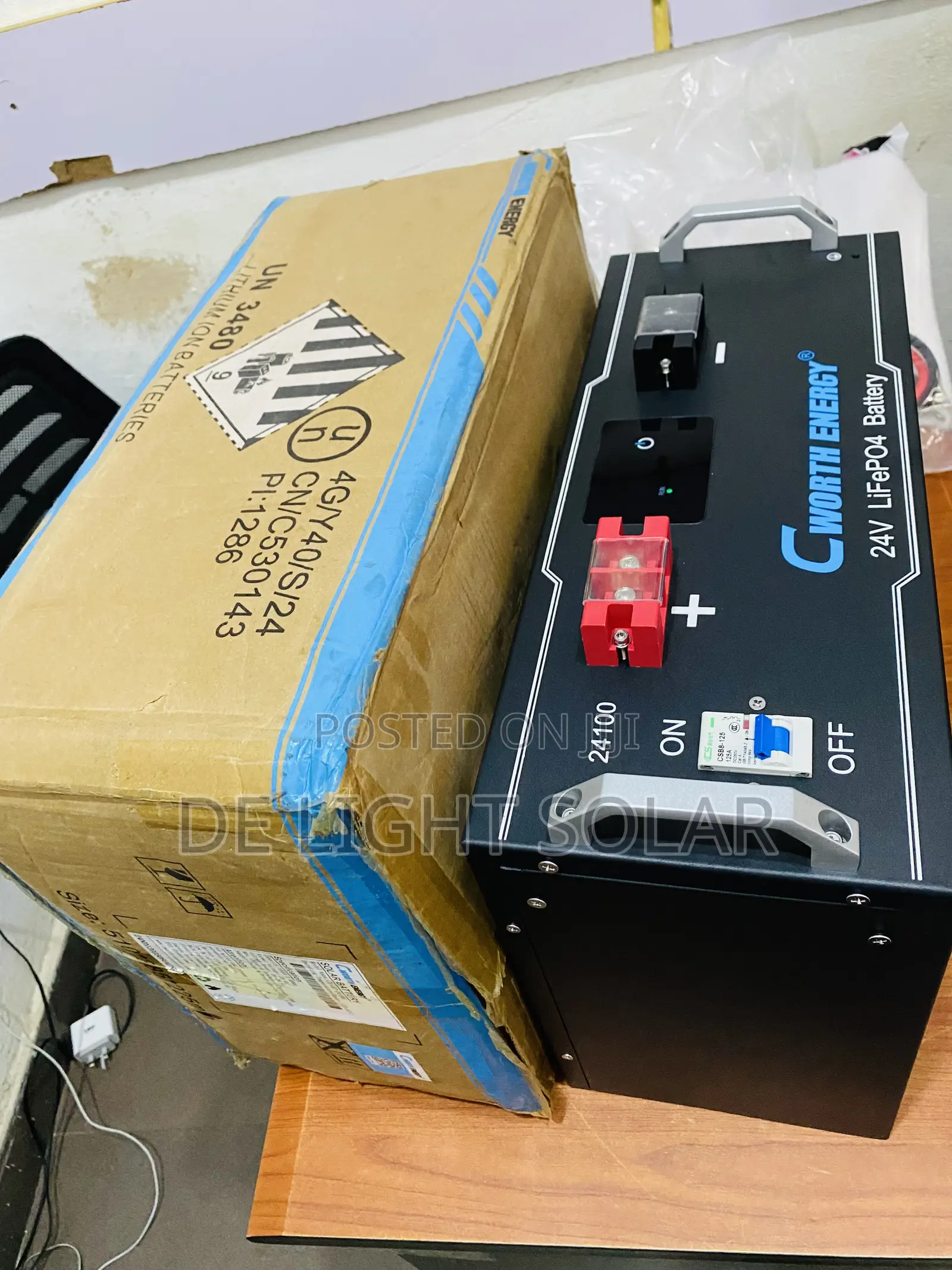 2.5kwh 24v Cworth Battery