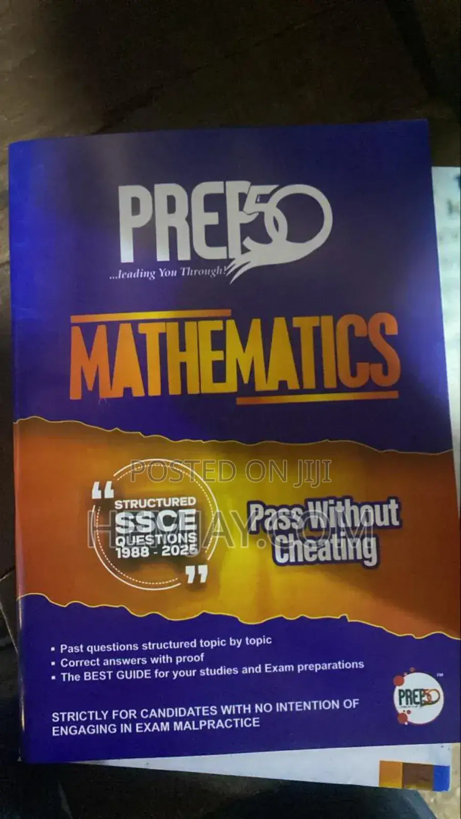 Prep50 Mathematics "Jamb, Waec, Neco Utme Past Questions (1988-2025)