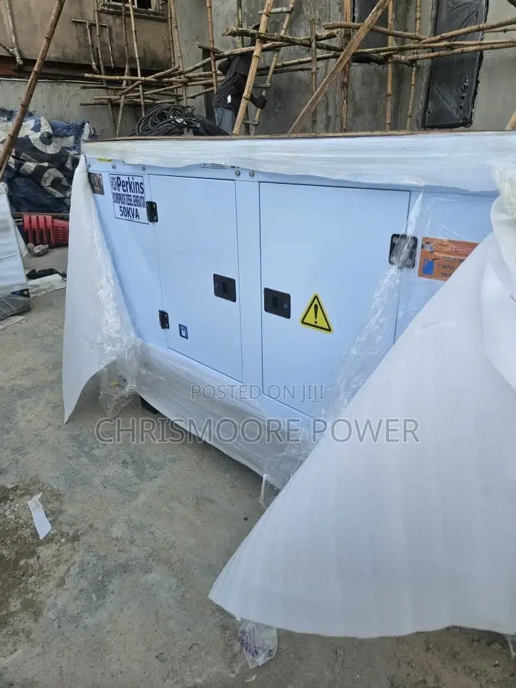 Brand New Perkins Diesel Soundproof Generator 100% (50kva)