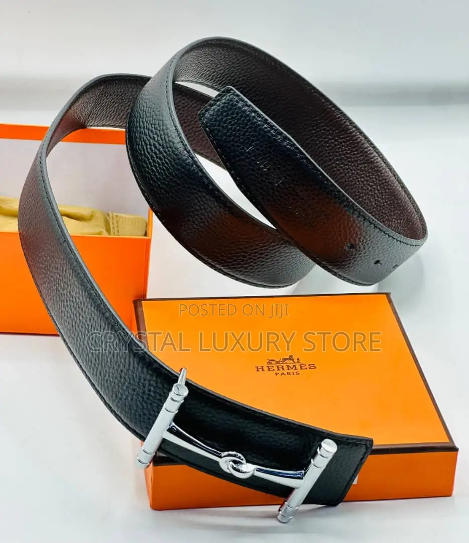 Mont Blanc Quality Luxury Men Genuine Leather Belt