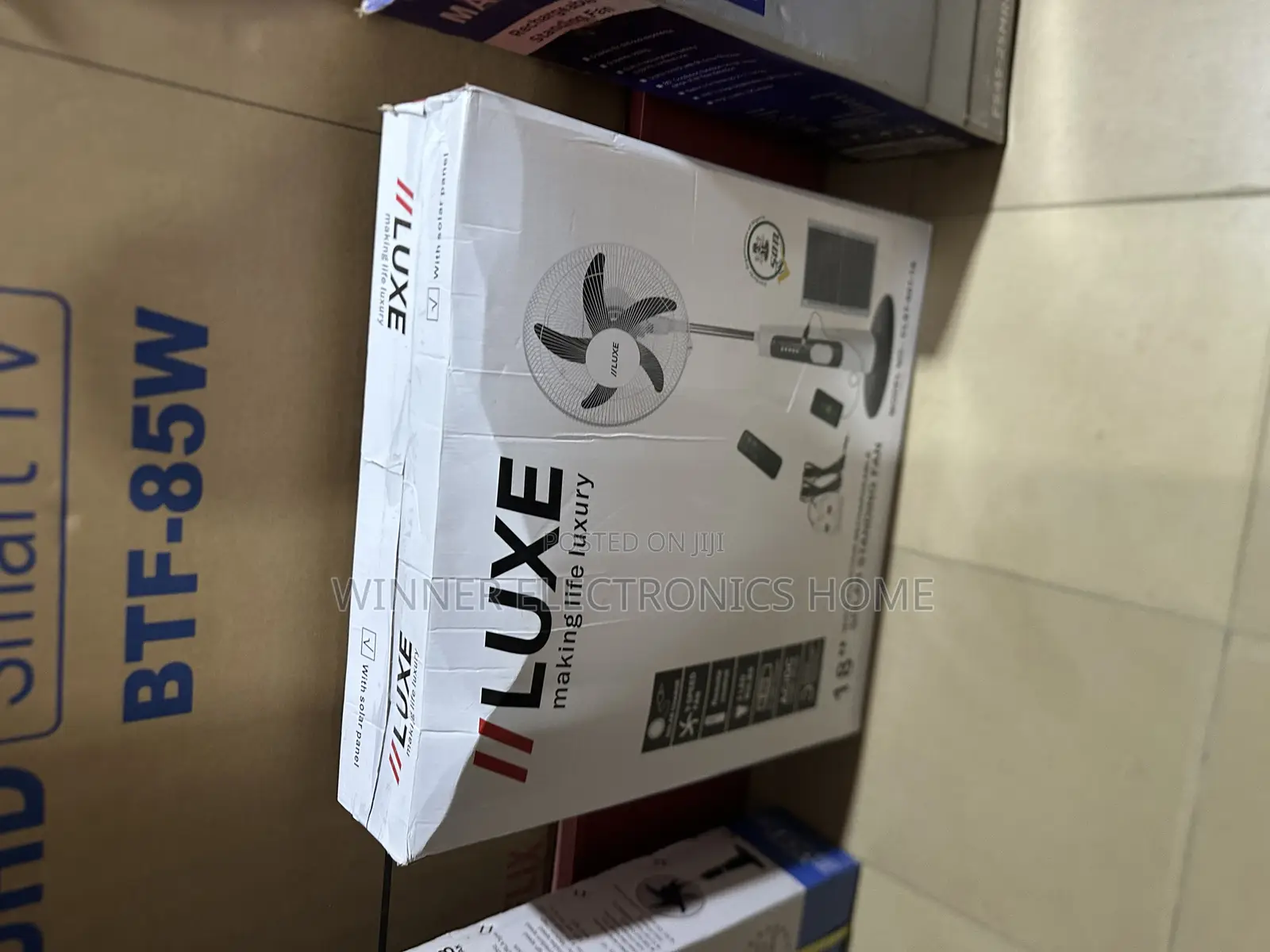 Luxe 18 Inches Rechargeable Standing Fan