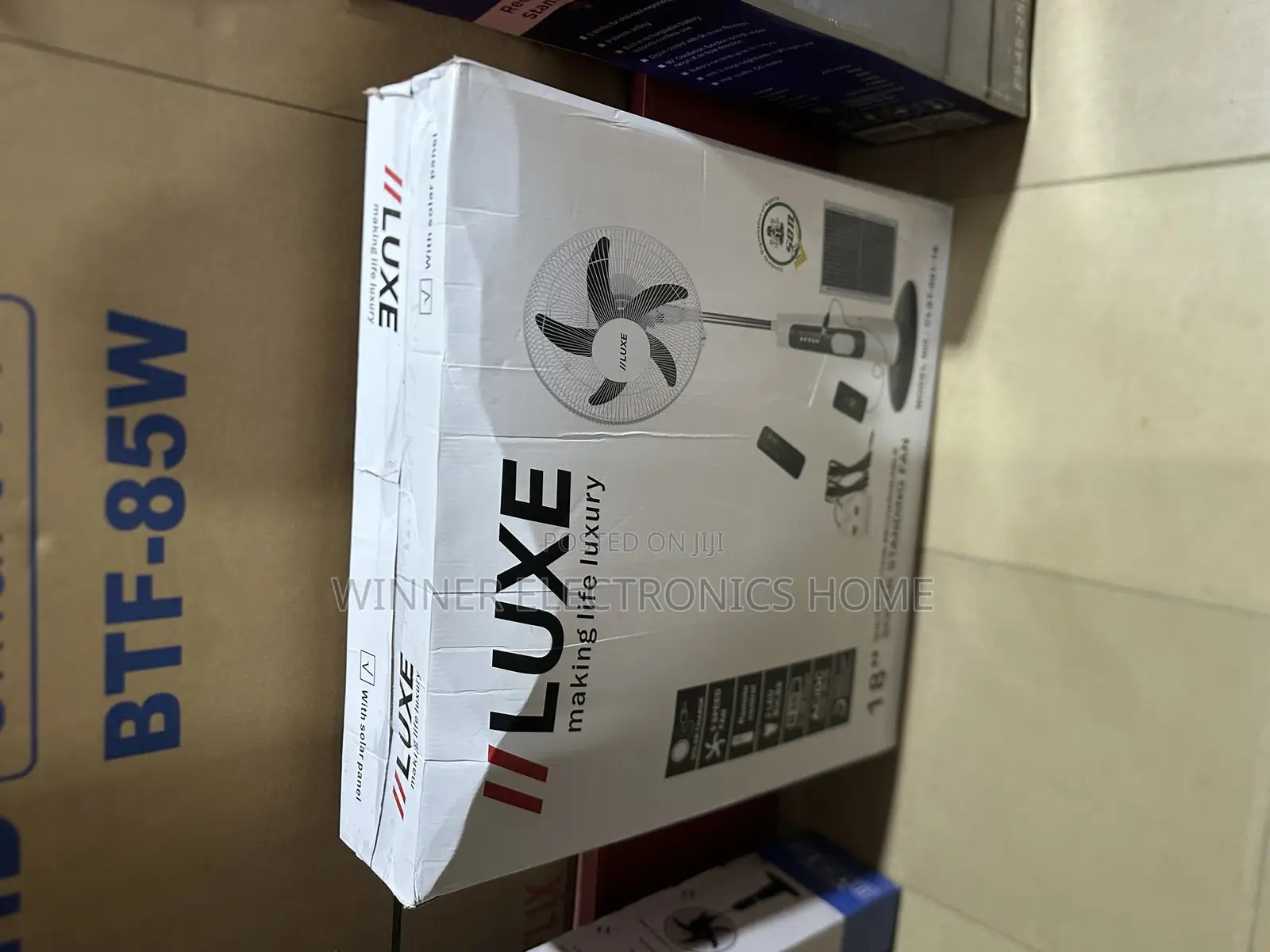 Luxe 18 Inches Rechargeable Standing Fan