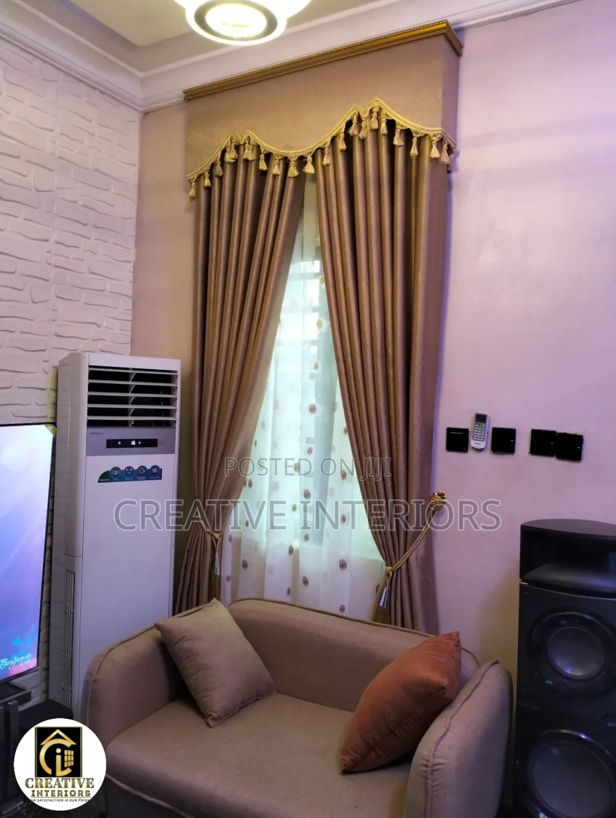 Curtains and It's Accessories (₦4800 Per Yard)