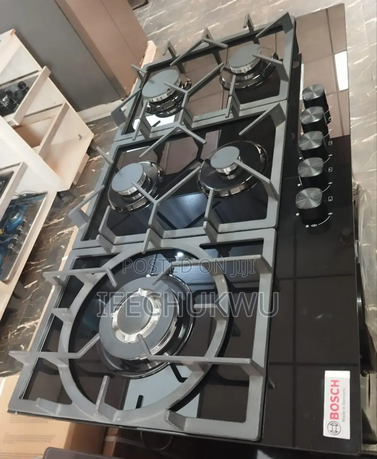Original Bosch (100%Blueflame Light) Built-in 5 Burners Gas Cooker Hob