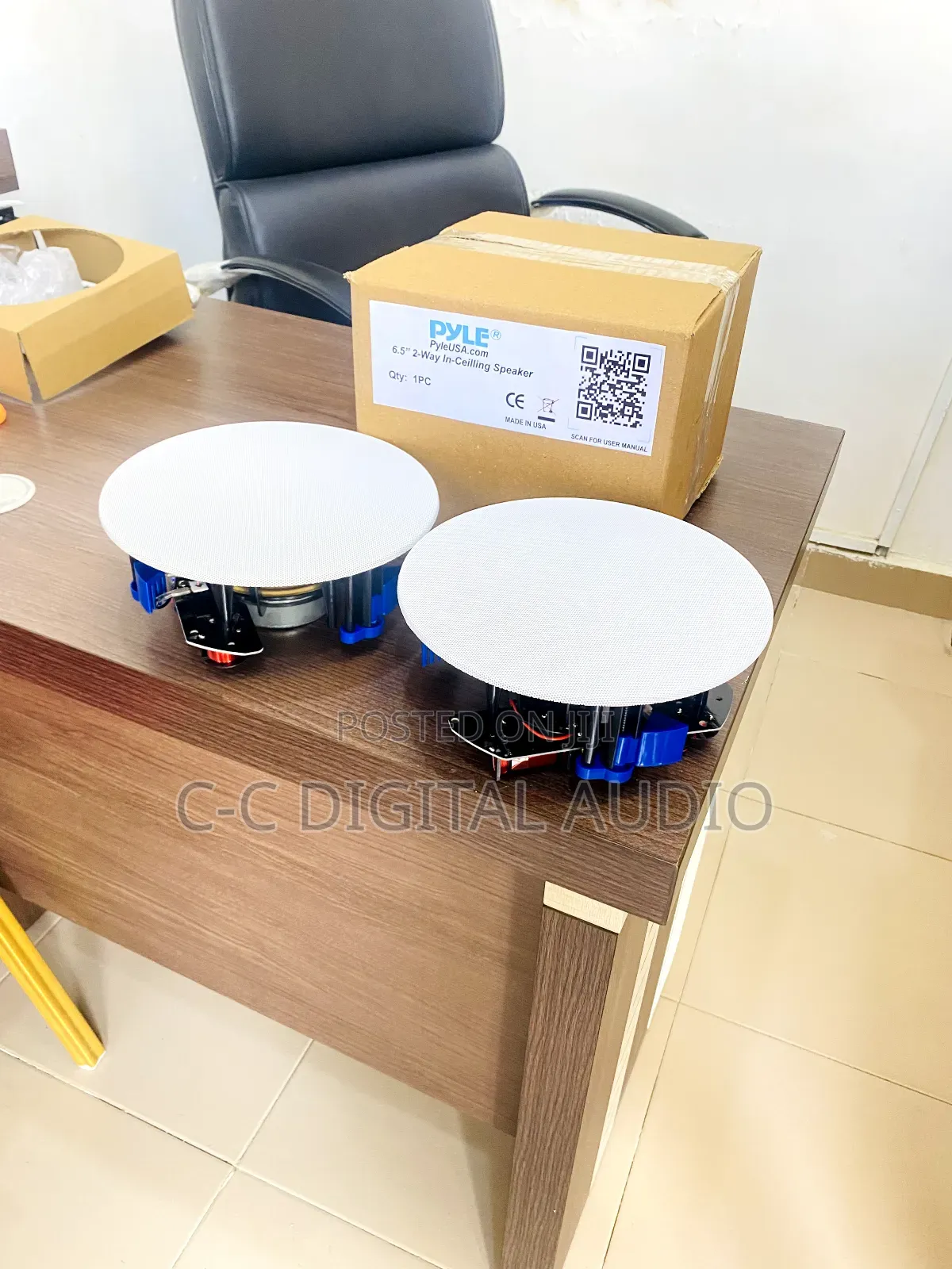 Pyle Usa 2 in 1 Ceiling Speaker