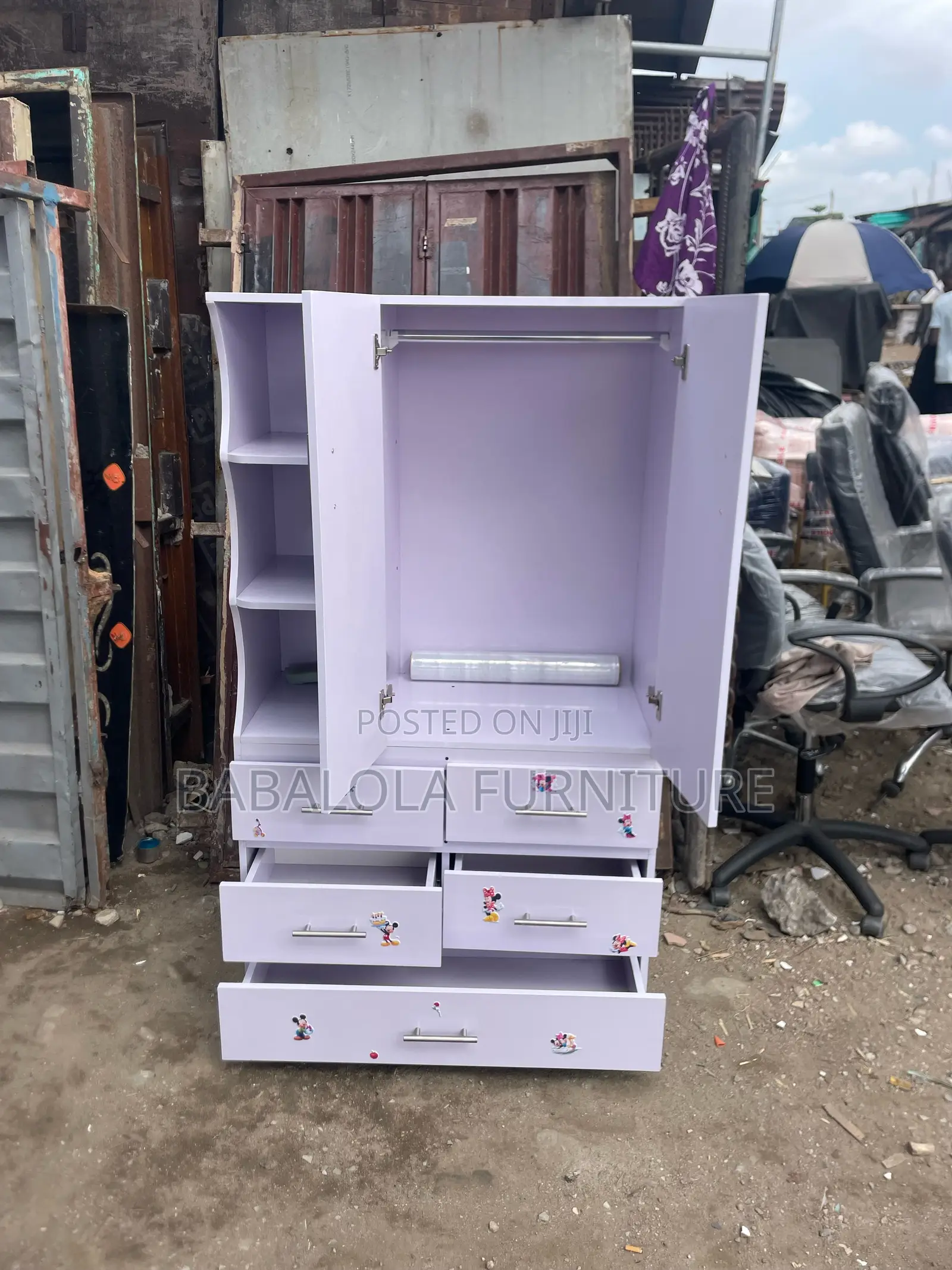 Baby Wardrobe With Drawers
