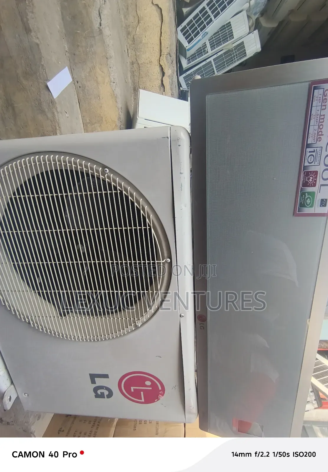 Korean Used Gen Cool Split Unit 2hp Tested Working 100% Copper