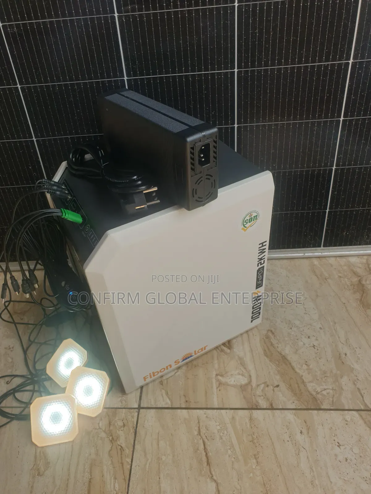 Brand New 2kvw Fibon Solar Generator With 600w Solar Panel