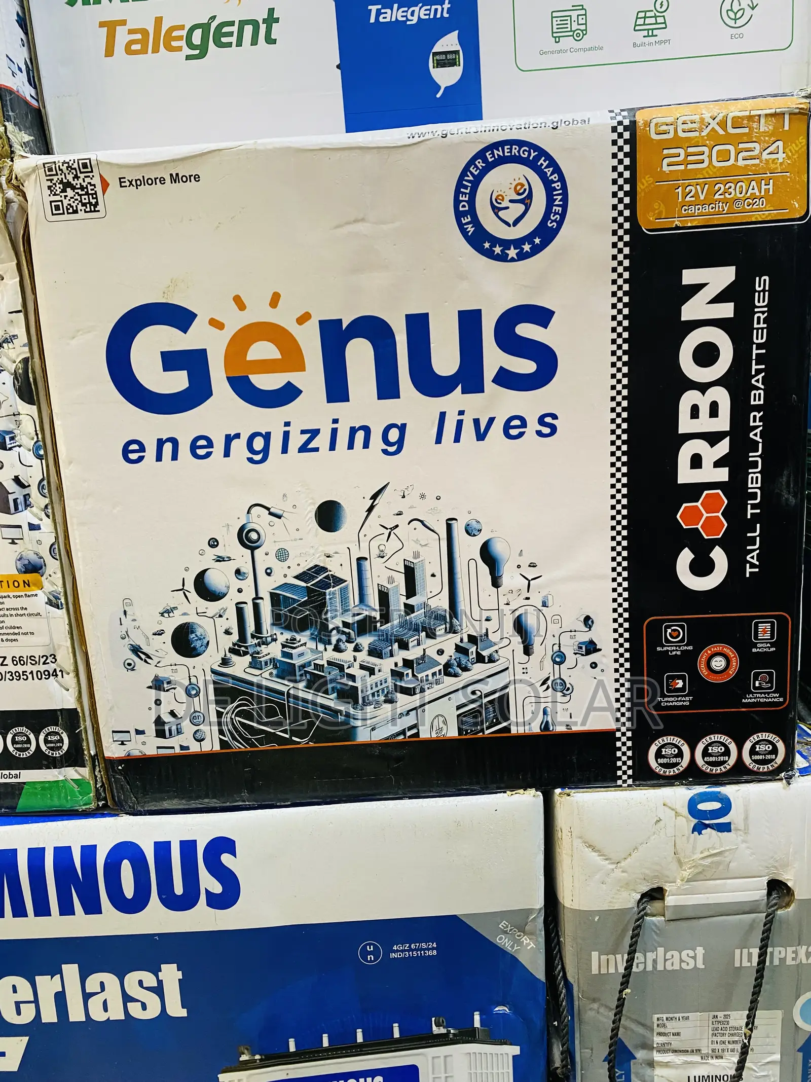230ah Genus Tubular Battery