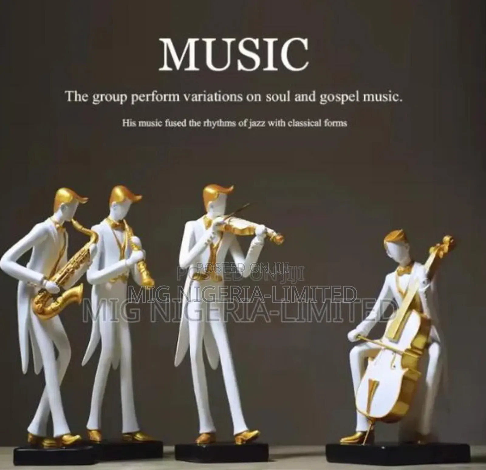 Music Character, Violin, Piano, Cello, Band, Garden, Living Room