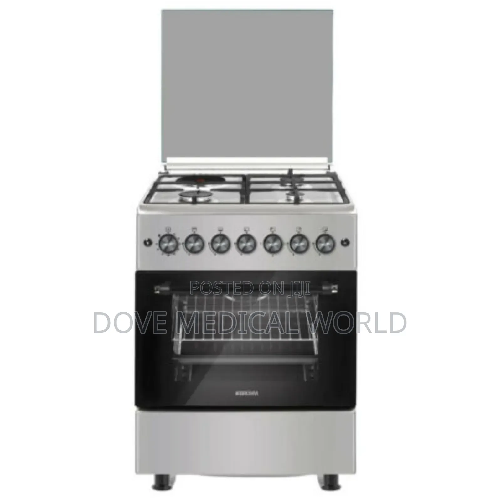 Bruhm 60 X 60 Cooker 3 Gas Burners and 1 Hot Plate