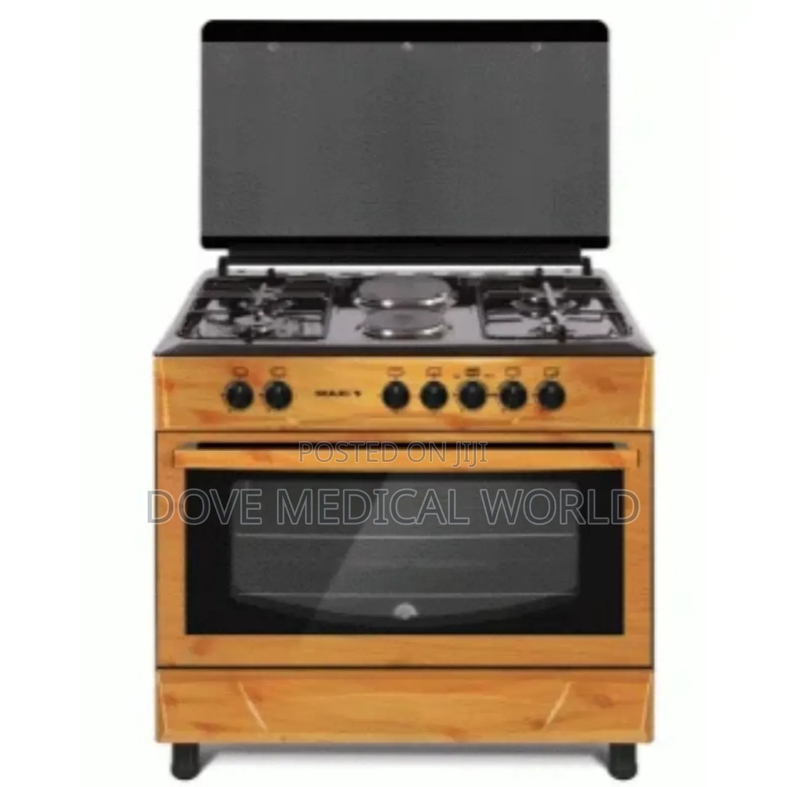 Maxi 60x90 (4 Gas + 2 Electric) Wood Finish Gas Cooker | Maxi60*90