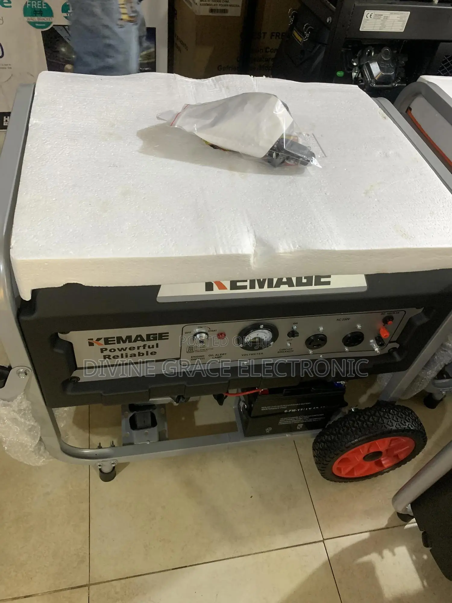 Brand New 13kva Kemage Generator|Fuel-Efficient High Input