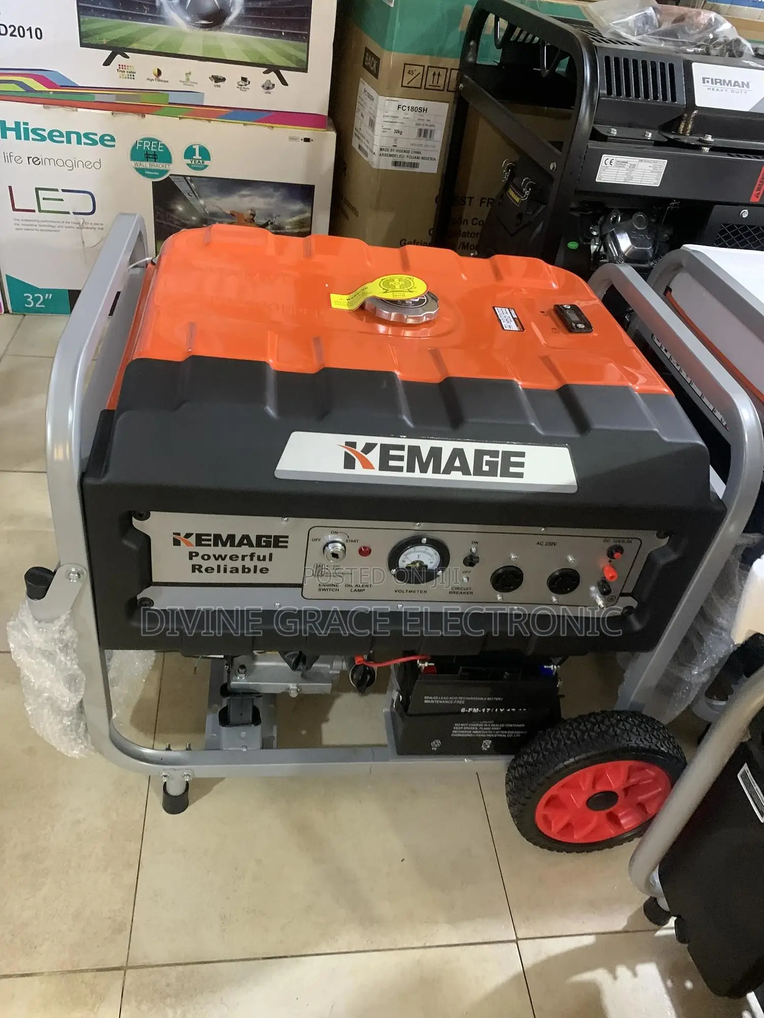 Brand New 13kva Kemage Generator|Fuel-Efficient High Input
