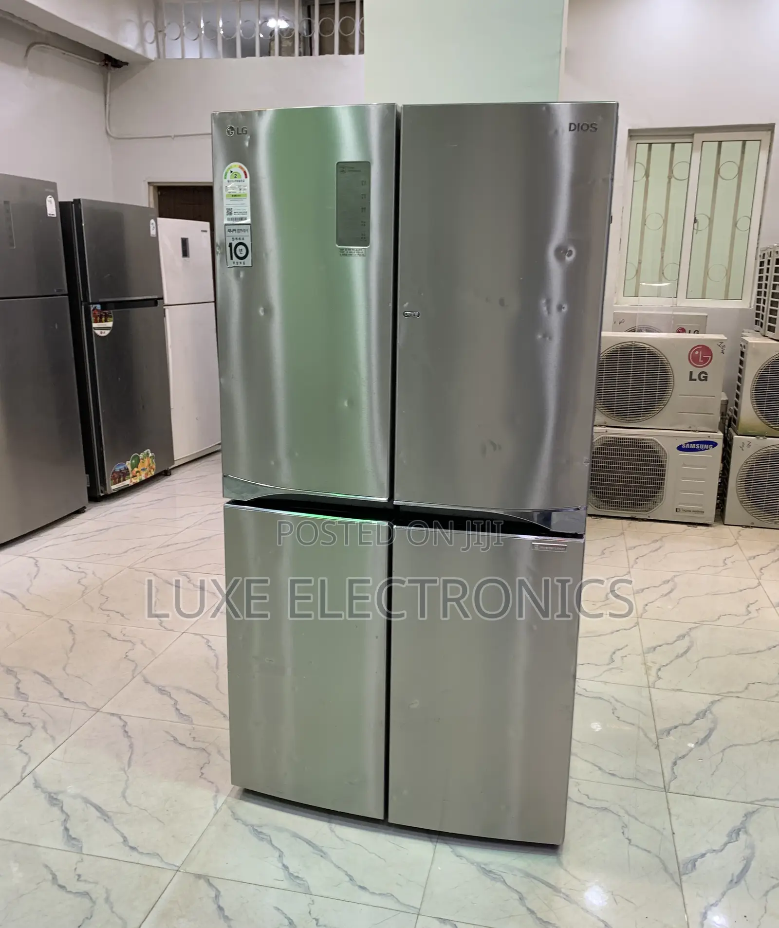 Lg 870 Liters Linear Inverter 4dooor Side By Side Refrigerator Foreign