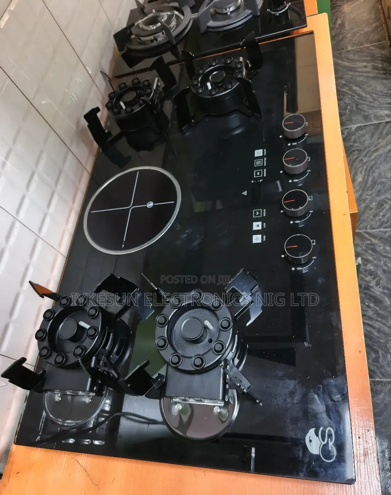 Original Gs Built-in Flips Up Gas Electric Cooker 90cm 5 Burners