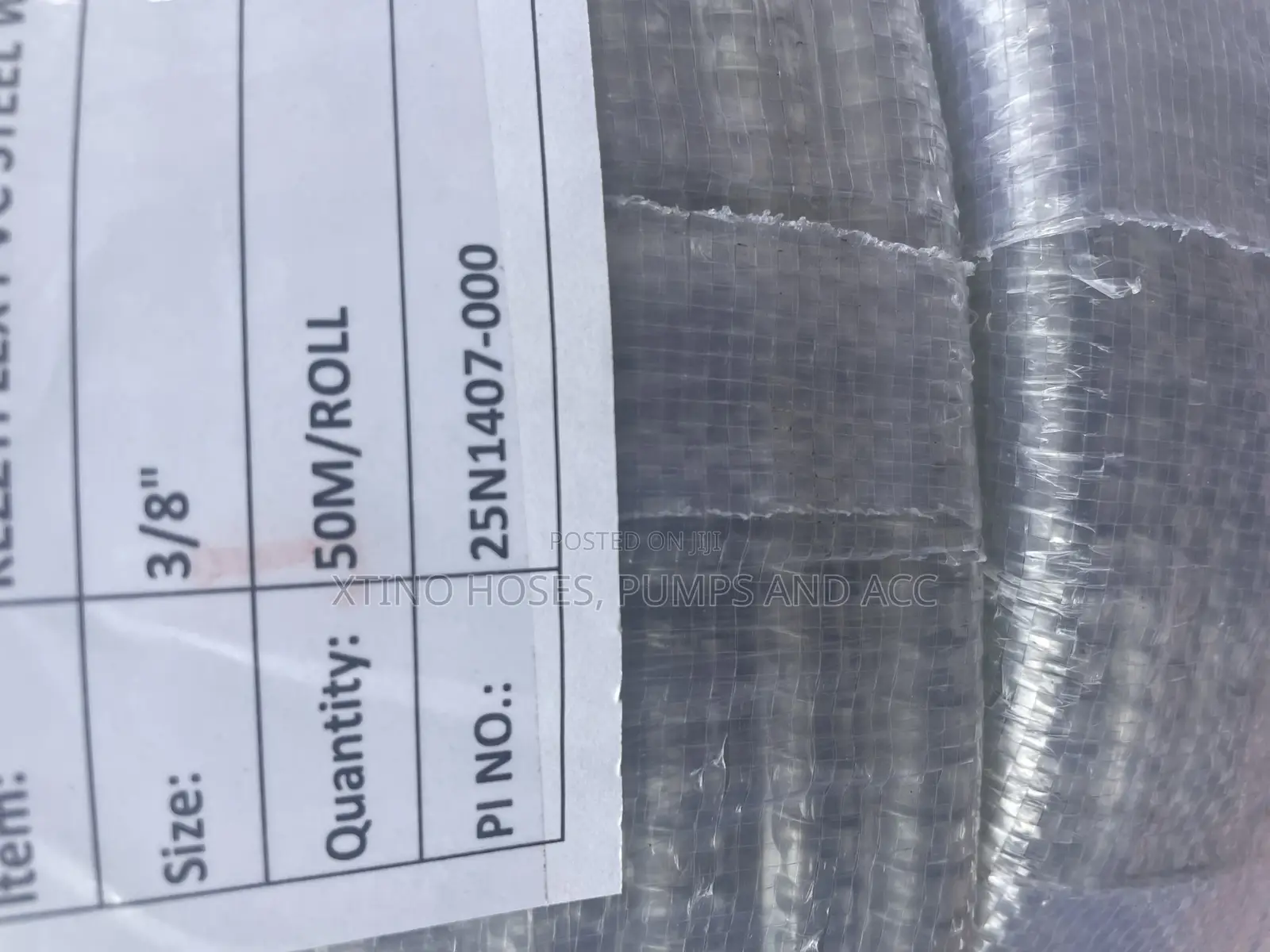 3/8” Reinforced Hose (50meters)