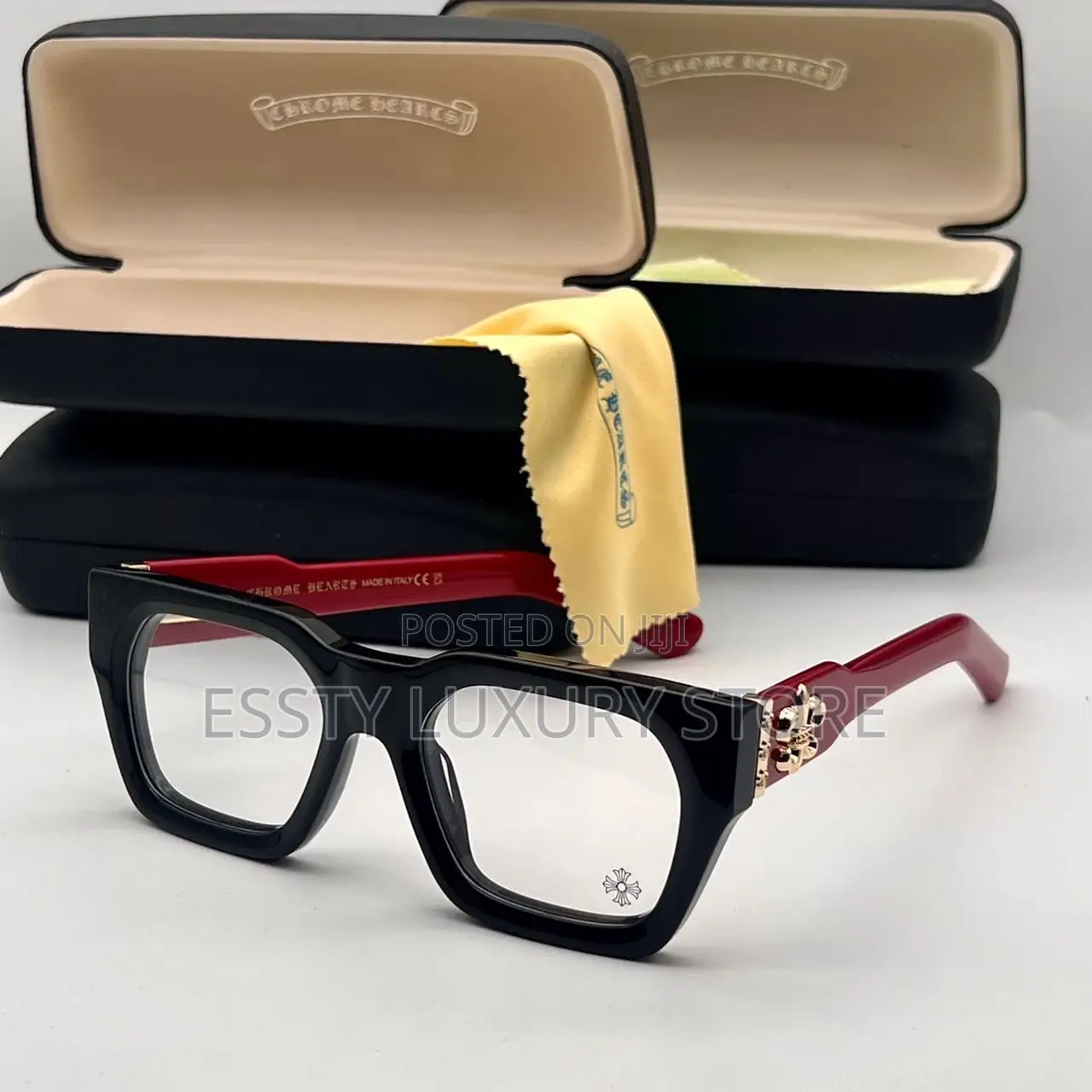 High Quality Luxury Chromehart Frame Glasses