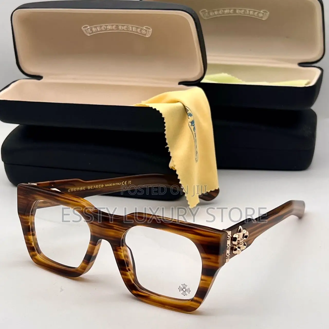 High Quality Luxury Chromehart Frame Glasses