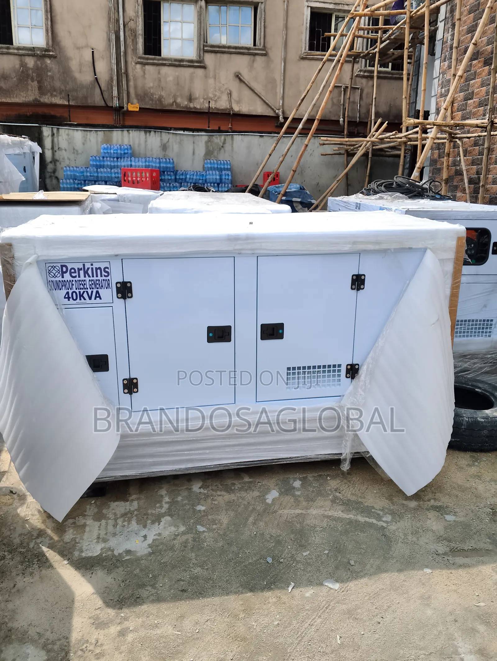 Perkins Sp-40 40kva Silent Diesel Generator Home Office