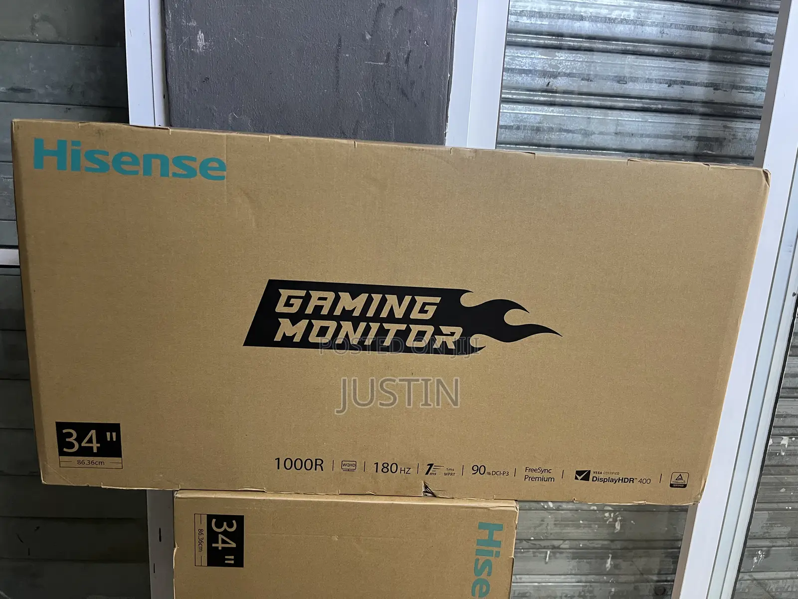 Hisense 34 Inch Curved Gaming Monitor 180hz