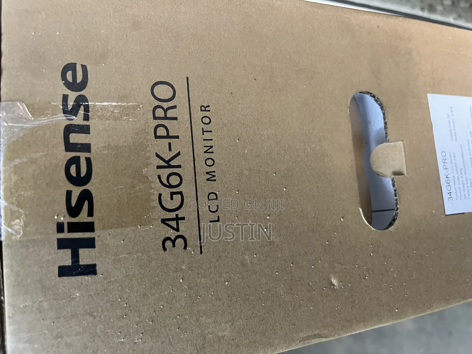 Hisense 34 Inch Curved Gaming Monitor 180hz