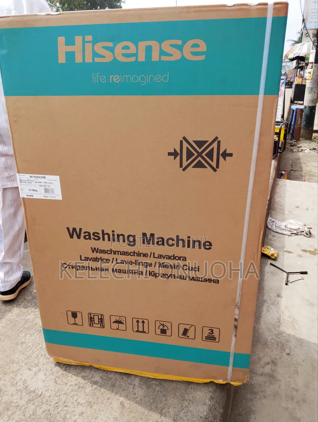 Hisense Inverter Washing Machine 20kg