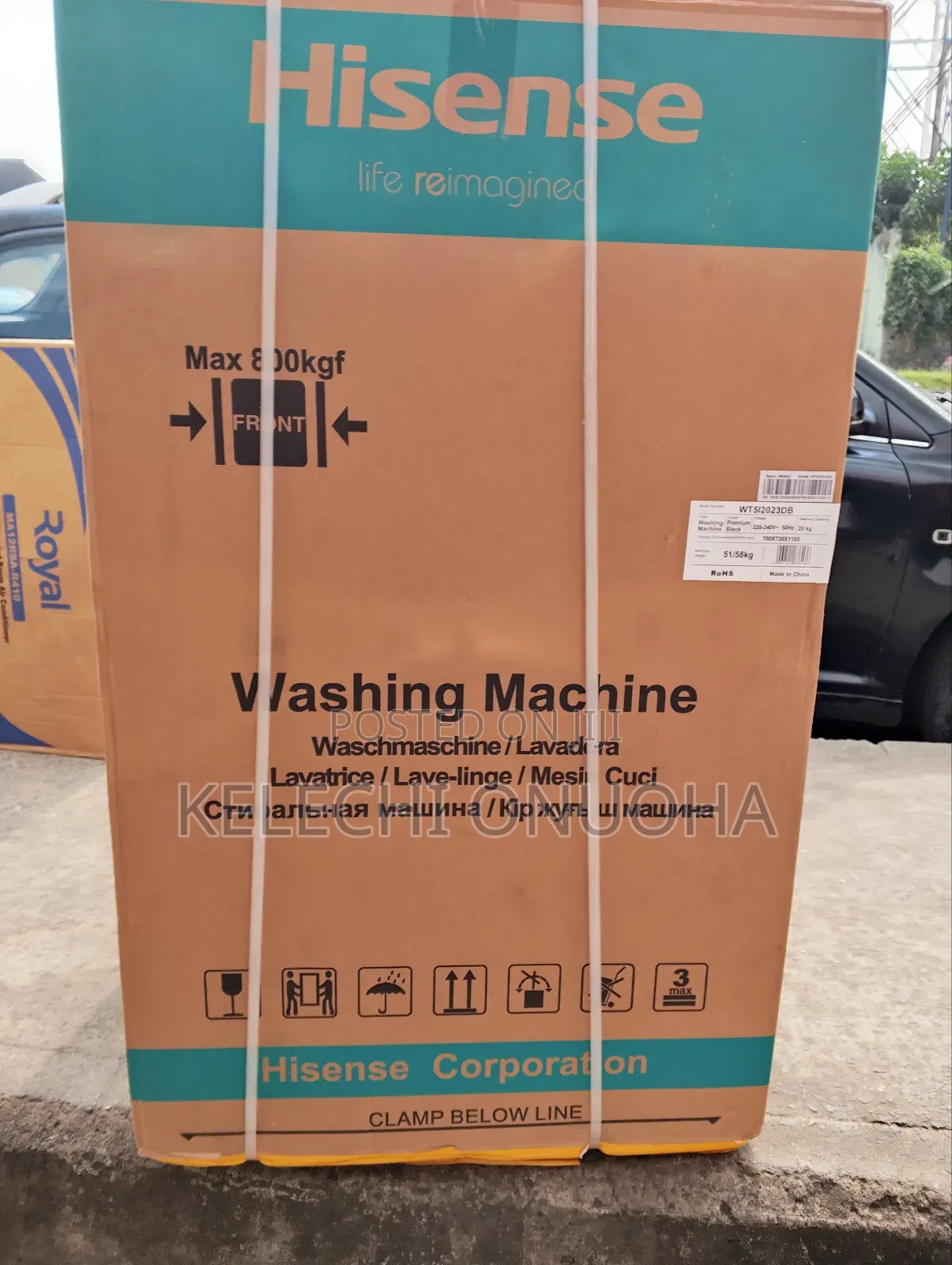 Hisense Inverter Washing Machine 20kg