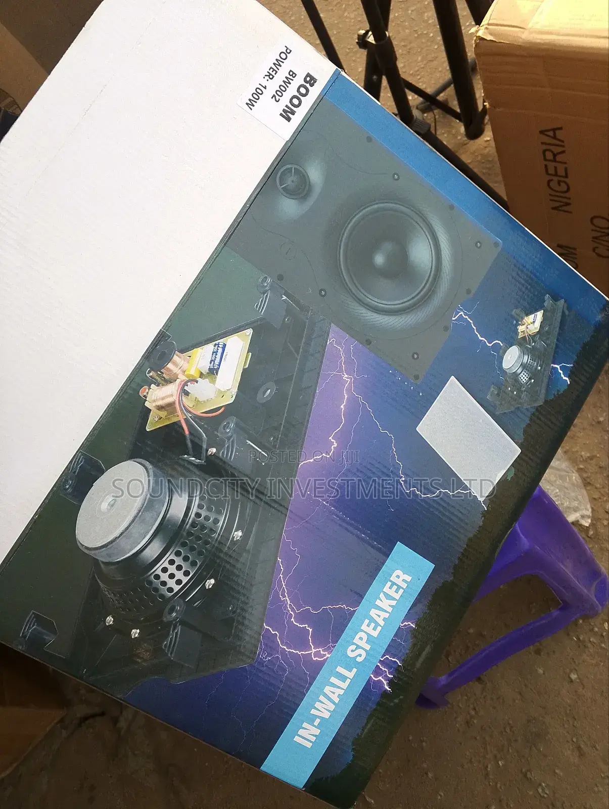Boom 100w And 60w In-wall Speaker.