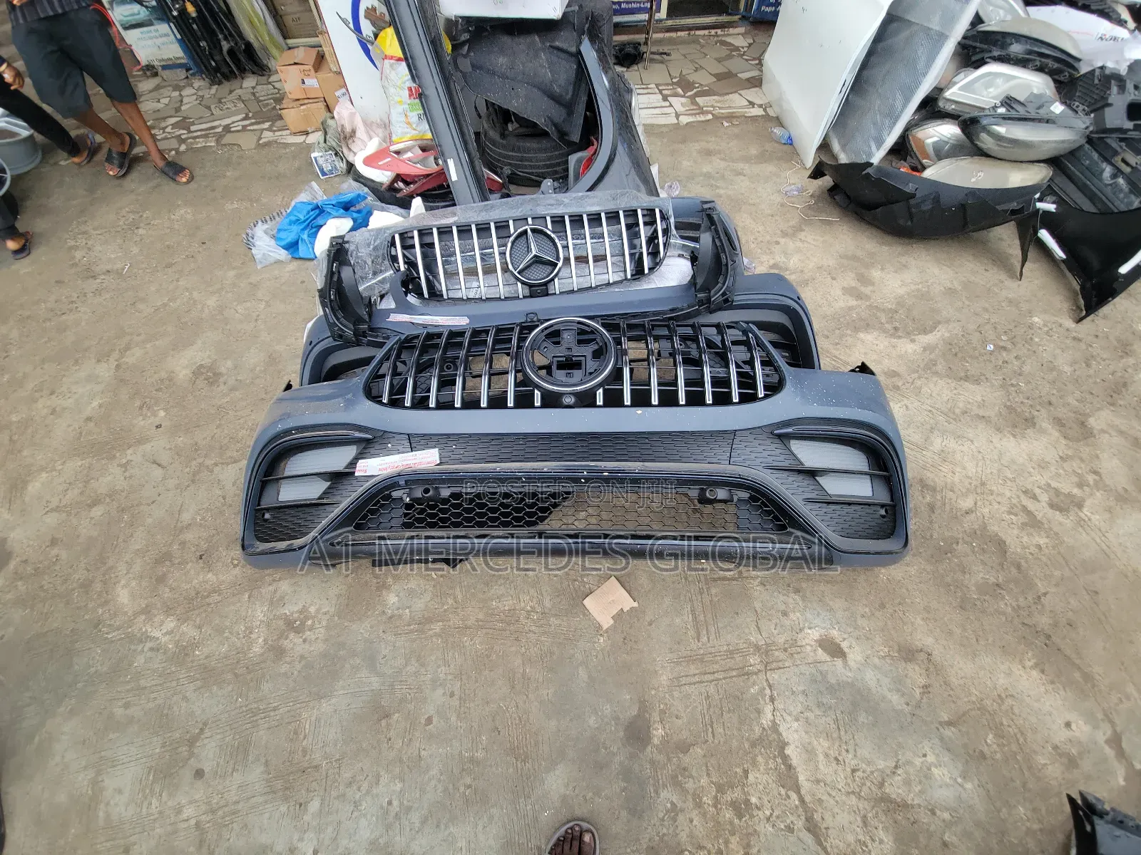 Mercedes-Benz Gle W167 Front Bumper With Grill