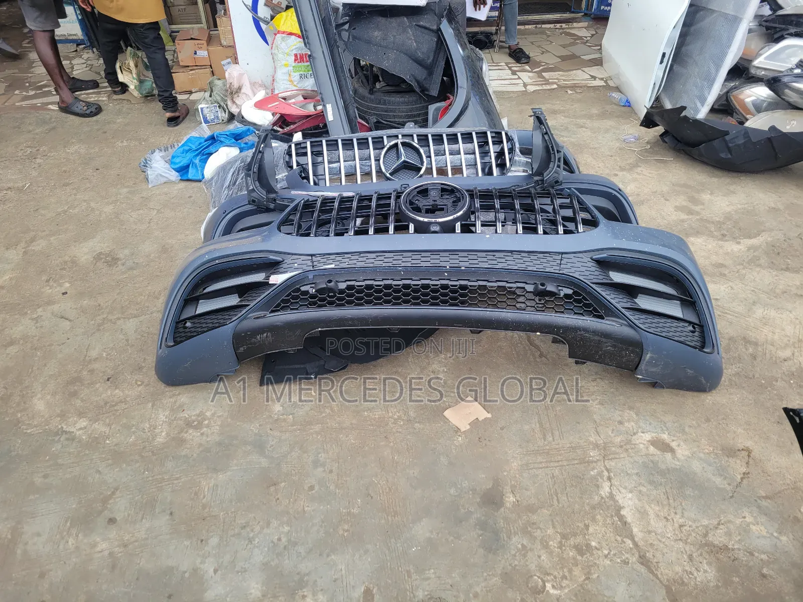 Mercedes-Benz Gle W167 Front Bumper With Grill