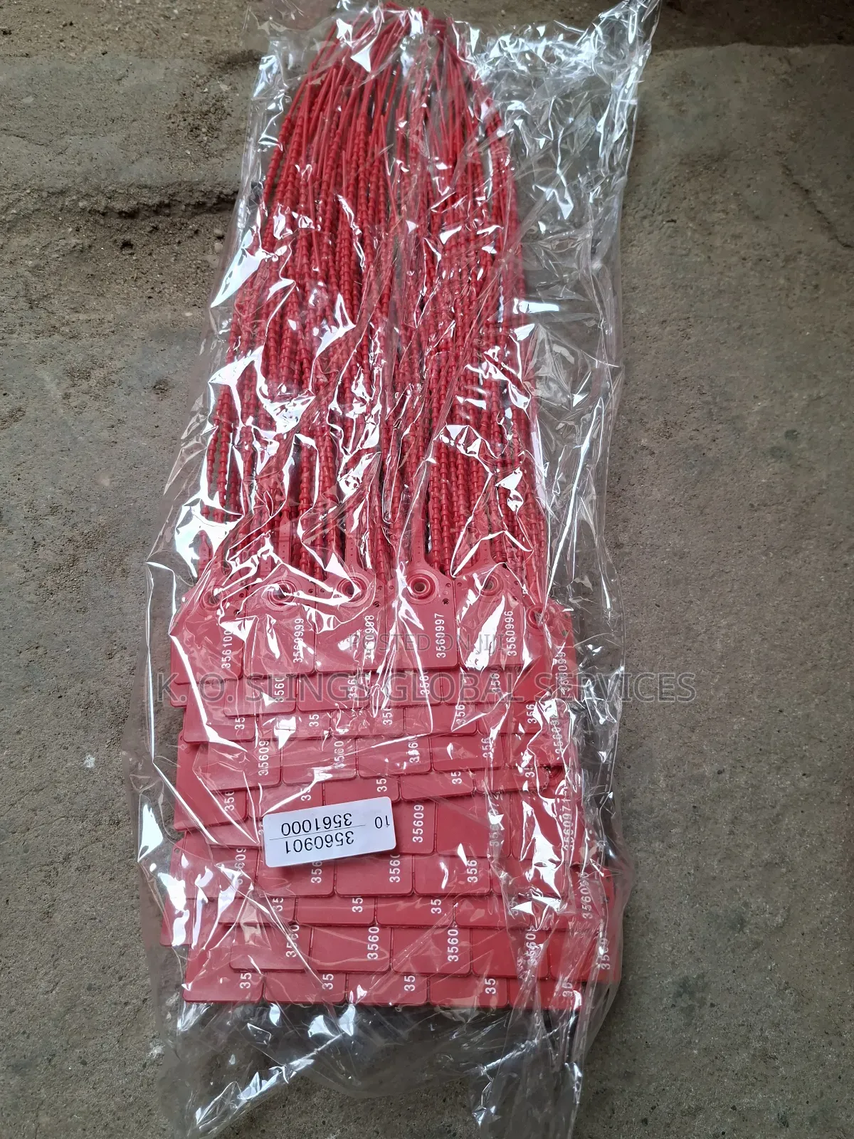 Security Plastic Seal Lock 100 Pieces for Pack