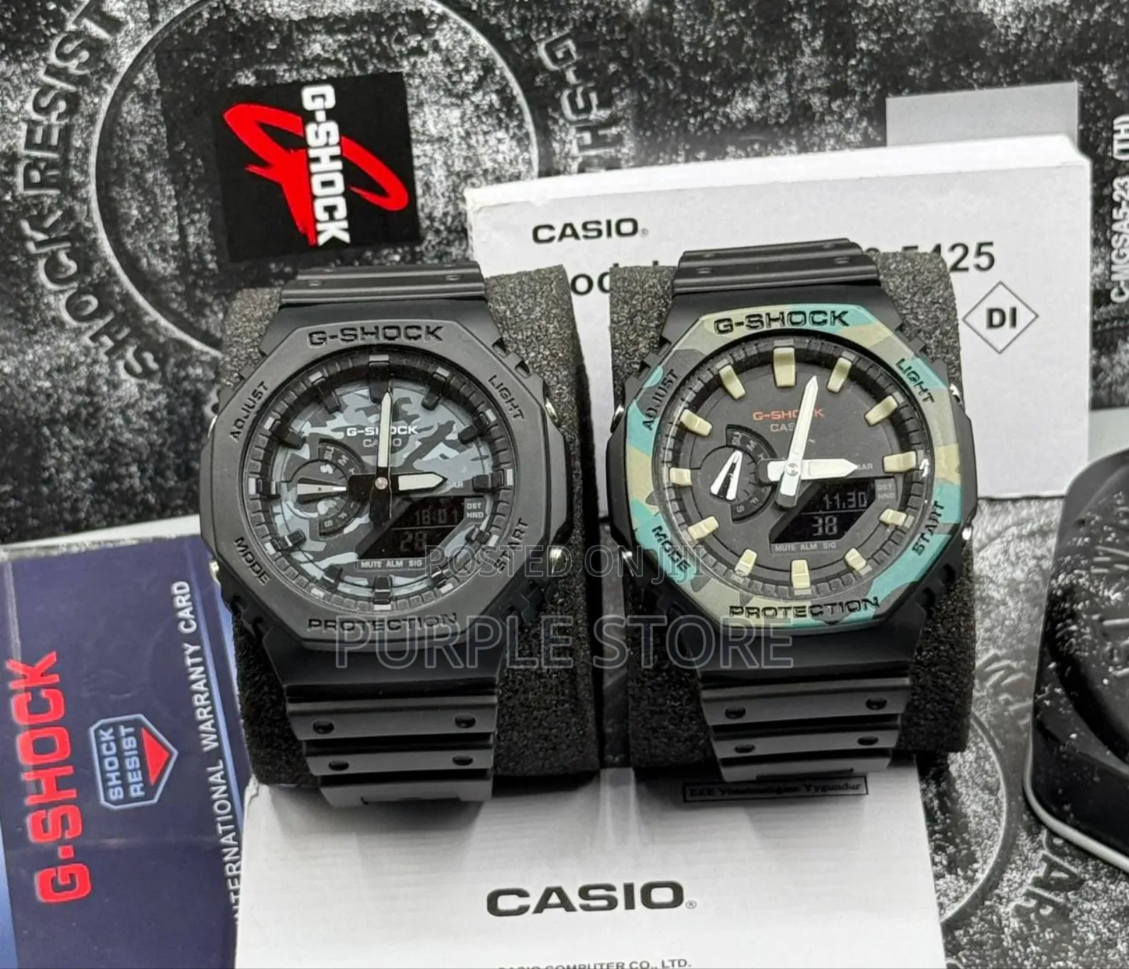 G-Shock Quality Men's Watches Alarm, Digital-and-Analog-Time