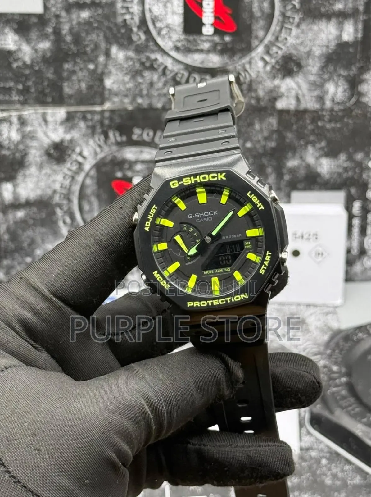 G-Shock Quality Men's Watches Alarm, Digital-and-Analog-Time