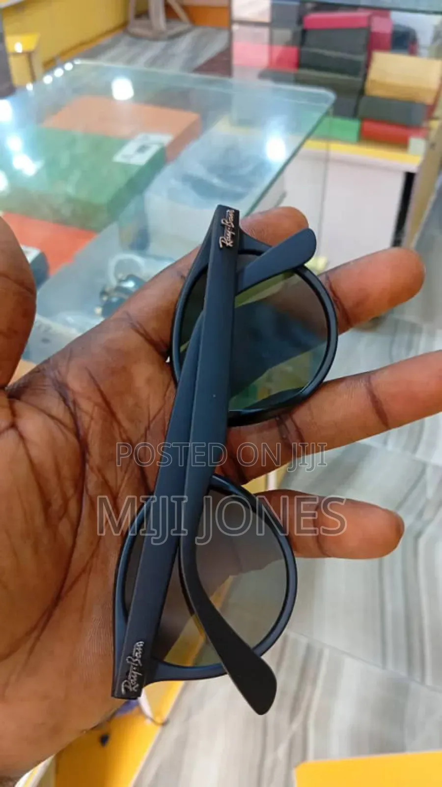 "Rayban Black Cat Eye Shades - Onyx Glamour"